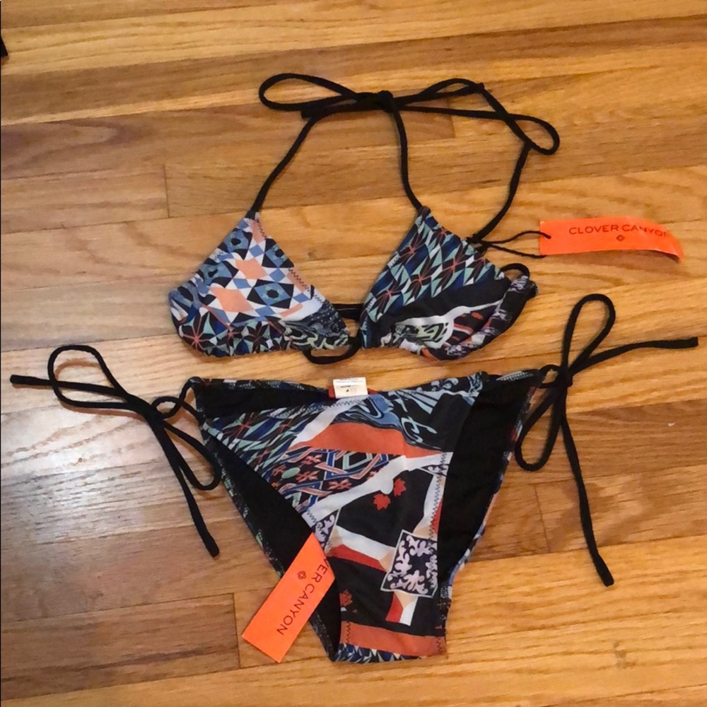 NWT Clover Canyon 2 Piece Bikini - Size Small